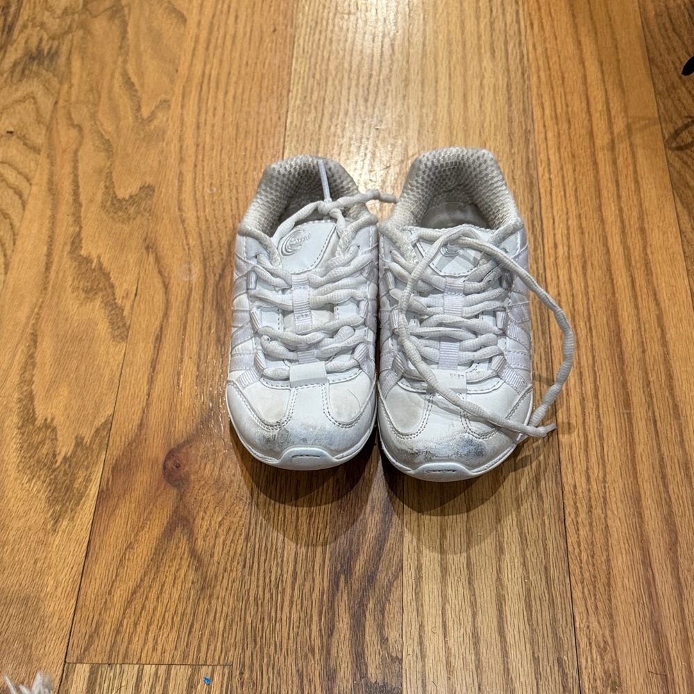 Kids White Cheer/Dance Sneakers